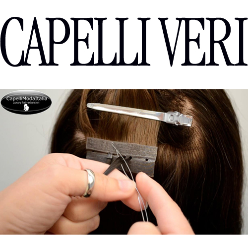 RAZŠIRITEV DVOJNEGA PASU MICRORING - CAPELLI EXTENSION MODA ITALIA