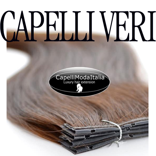 РОЗШИРЕННЯ ПОДВІЙНОЇ СМУГИ МІКРОРІНГА - CAPELLI EXTENSION MODA ITALIA